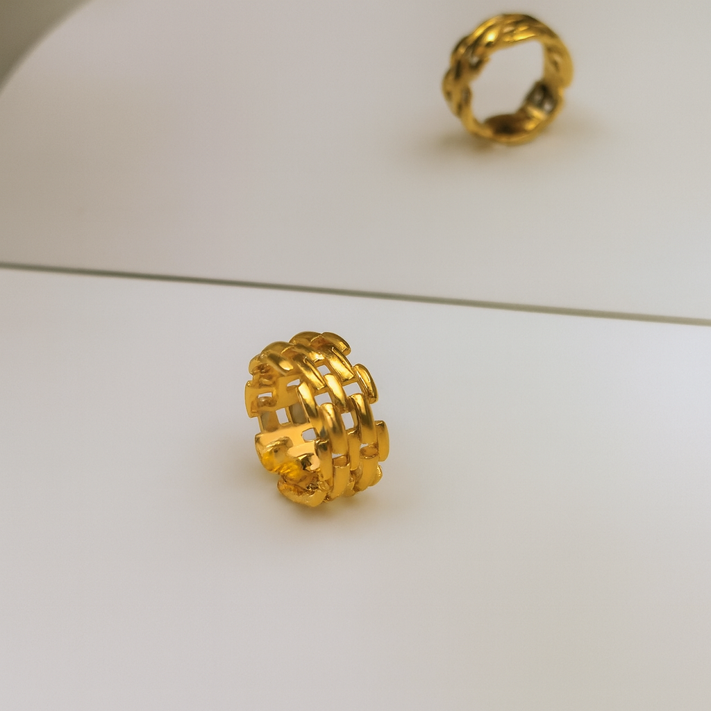 Woven 18k Gold Ring