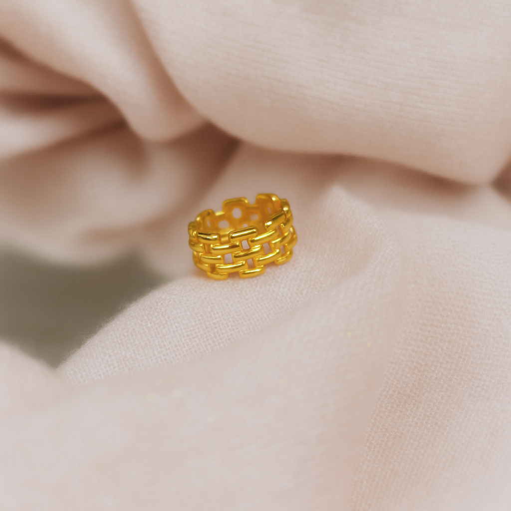 Woven 18k Gold Ring
